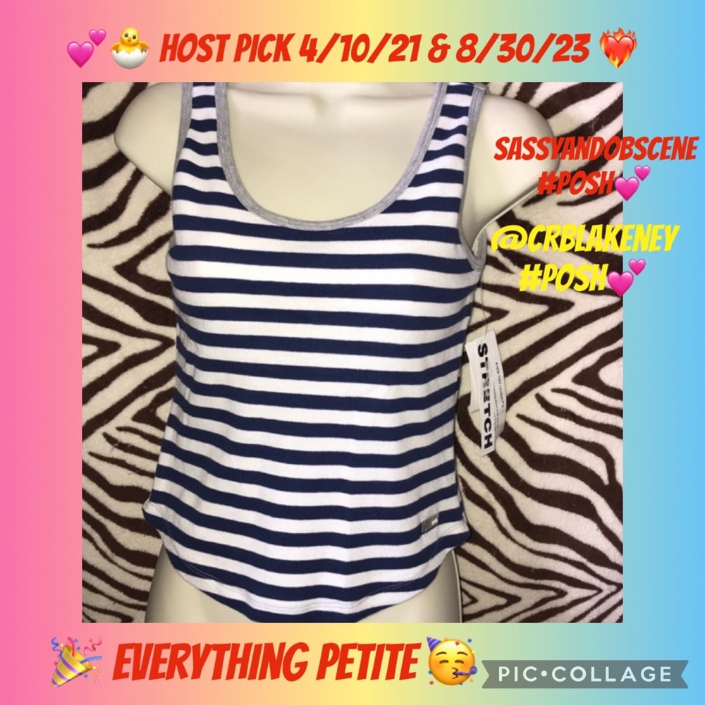 New York laundry stretch petite small tank top